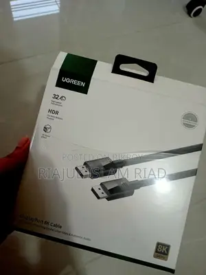 ইউগ্রিন ডিসপ্লেপোর্ট ৮কে কেবল ডিপি ১.৪, ৩ মিটার লম্বা