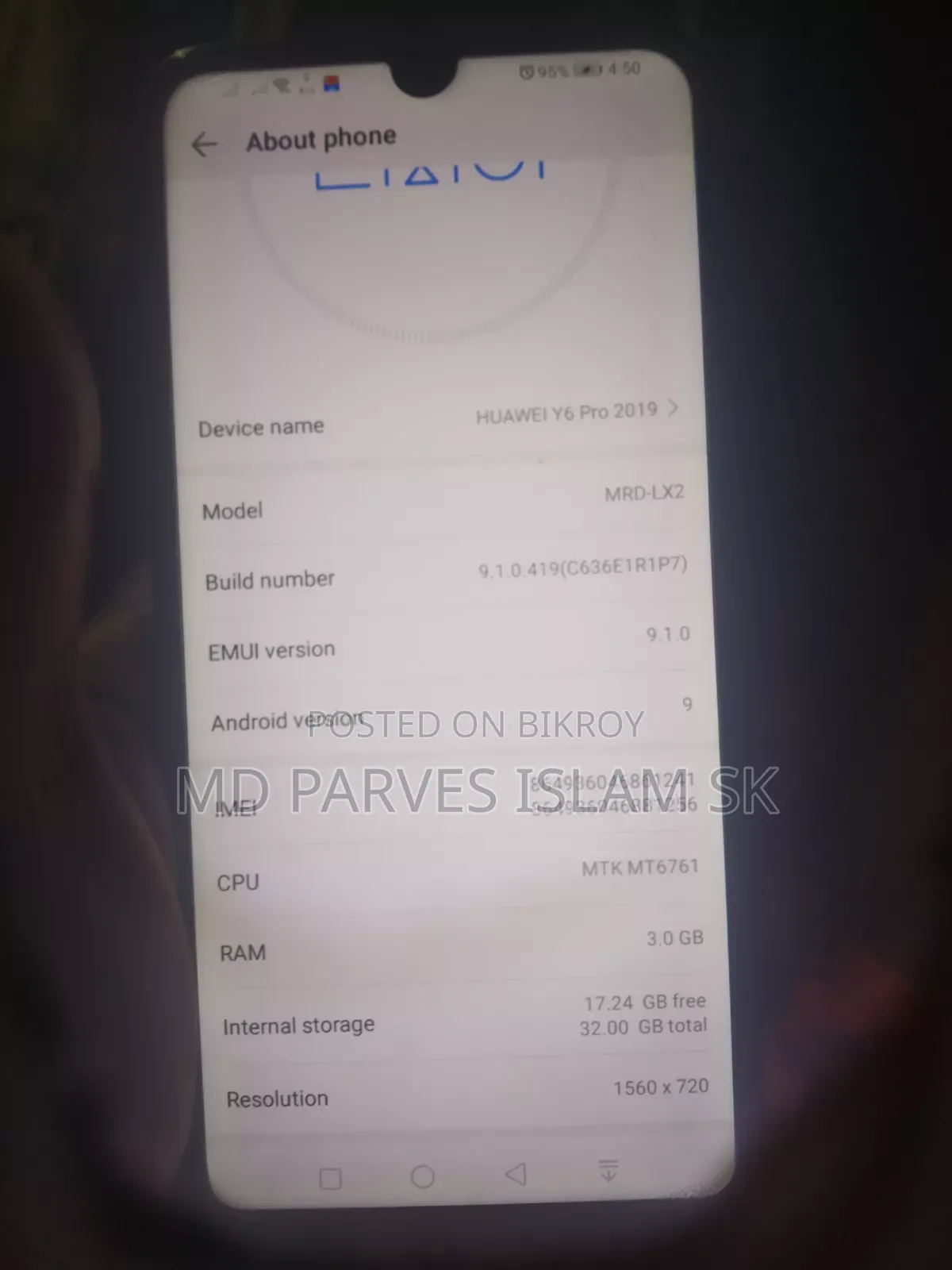 Huawei Y6 Pro 32 GB Blue