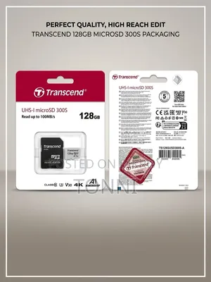 Transcend 128GB MicroSD Card (Intact Box / 3+ Years Warranty)