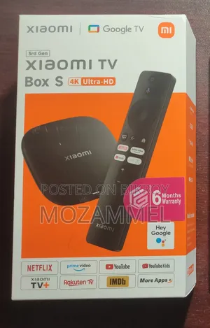 Xiaomi Mi TV Box S 4k 3rd Gen - Brand New