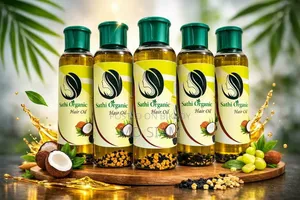 Hair oil contains 40 natural ingredients.