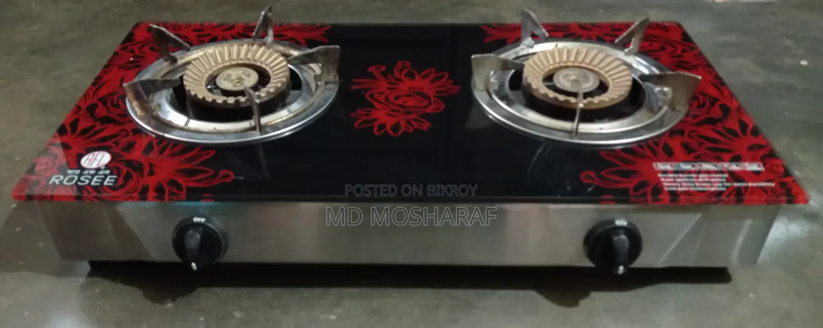 RFL Glass Gas Stove
