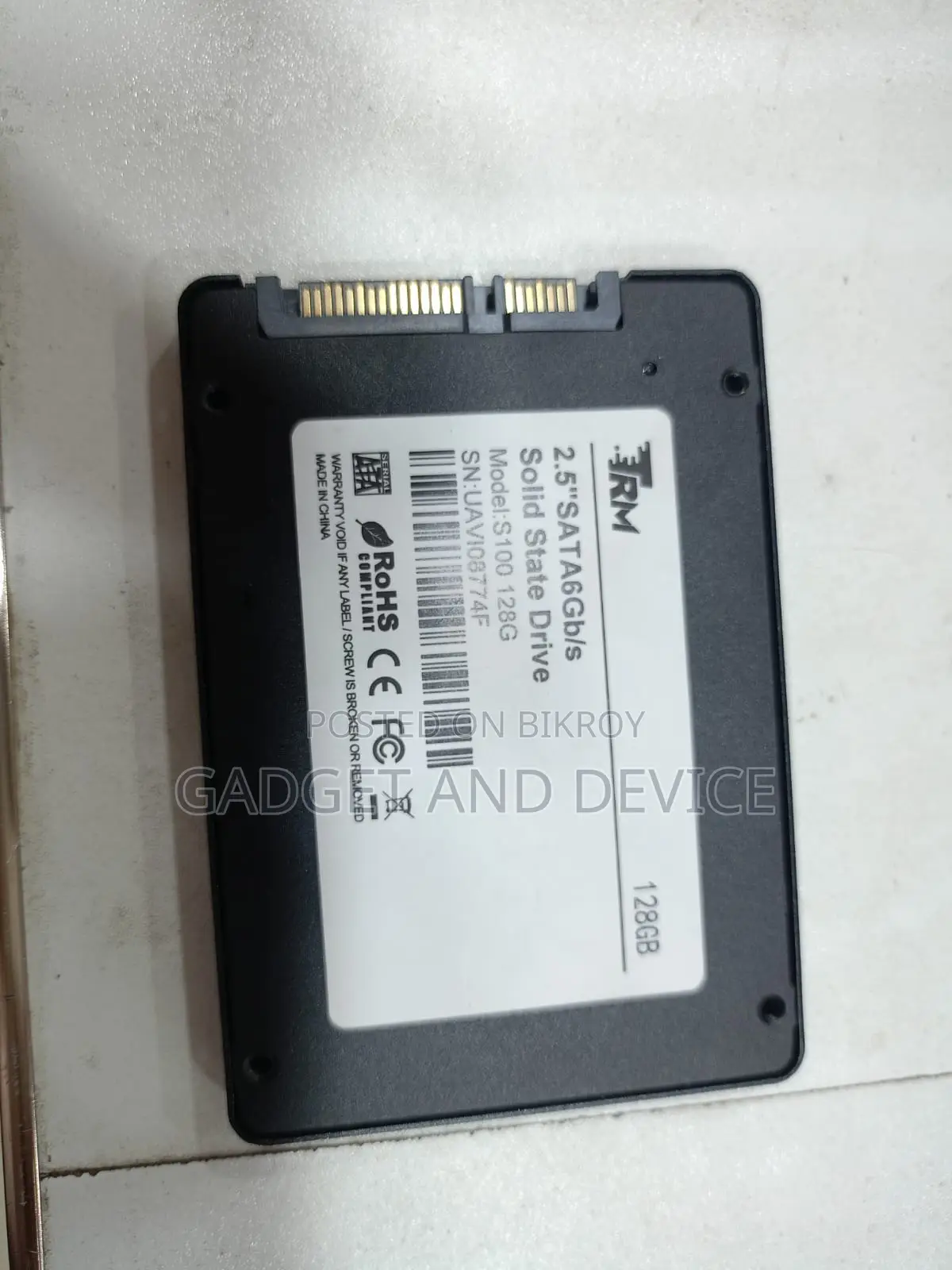 TRM 128gb Sata SSD 86% Health