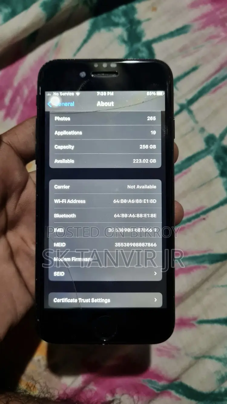 Apple iPhone 7 256 GB Black