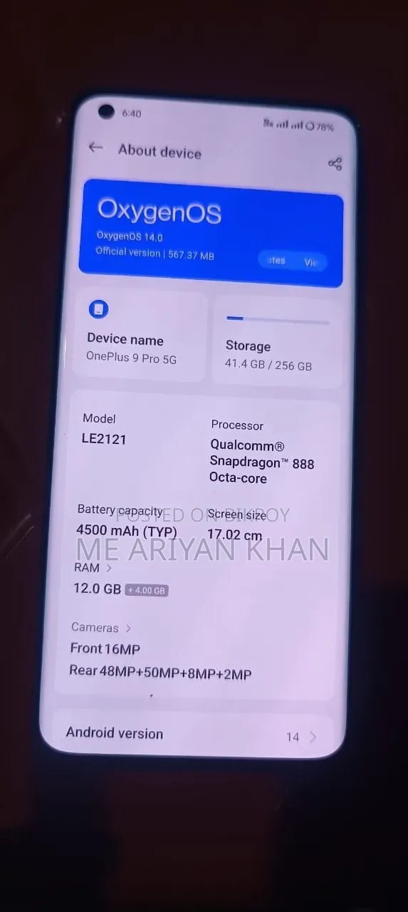 OnePlus 9 Pro 256 GB Black