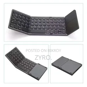 Full-Size Folding Keyboard Wireless Rechargeable & Portable
