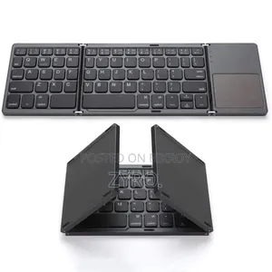 Full-Size Folding Keyboard Wireless Rechargeable & Portable