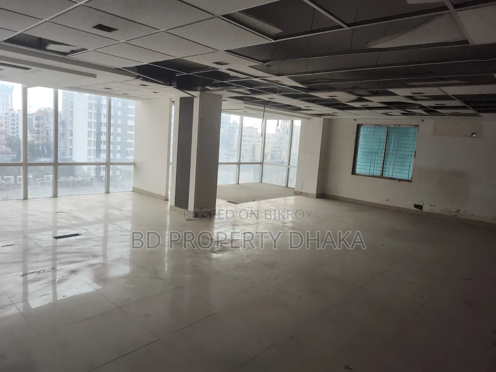 গুলশানে ৬১০০ বর্গফুটের খোলা বাণিজ্যিক স্থান ভাড়া