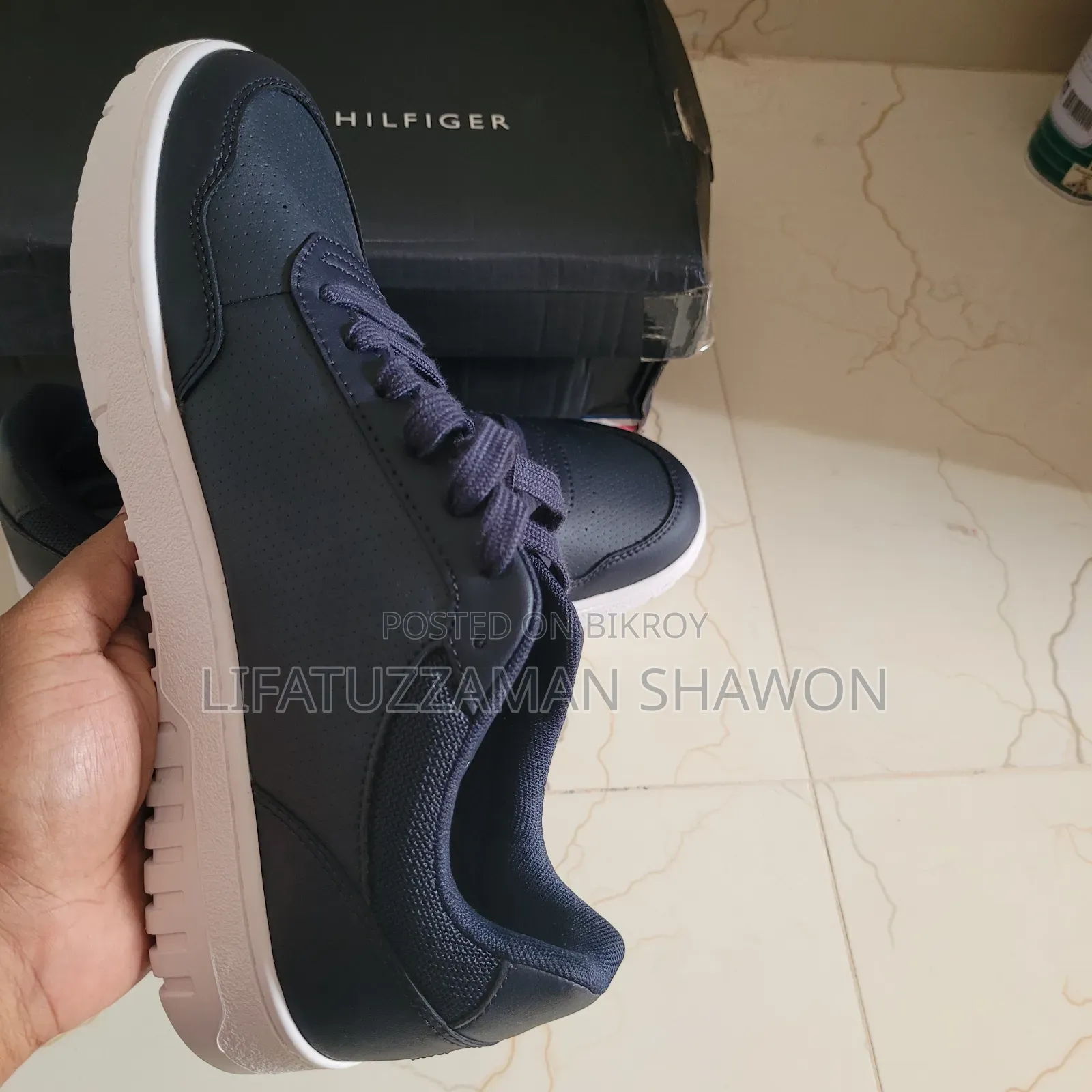 Tommy Hilfiger Sneaker - LOGO BASKETBALL TRAINERS - Desert Sky 40