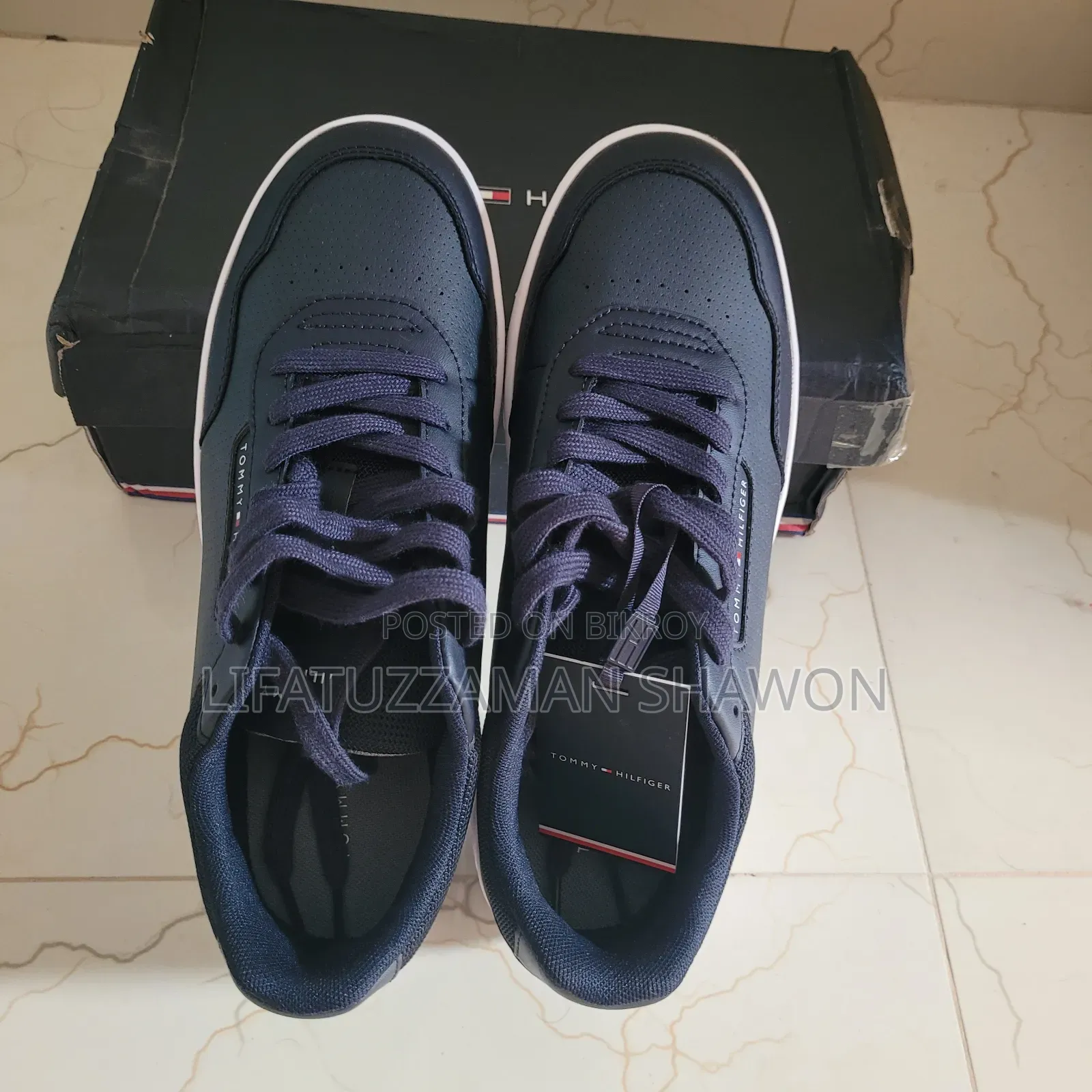 Tommy Hilfiger Sneaker - LOGO BASKETBALL TRAINERS - Desert Sky 40