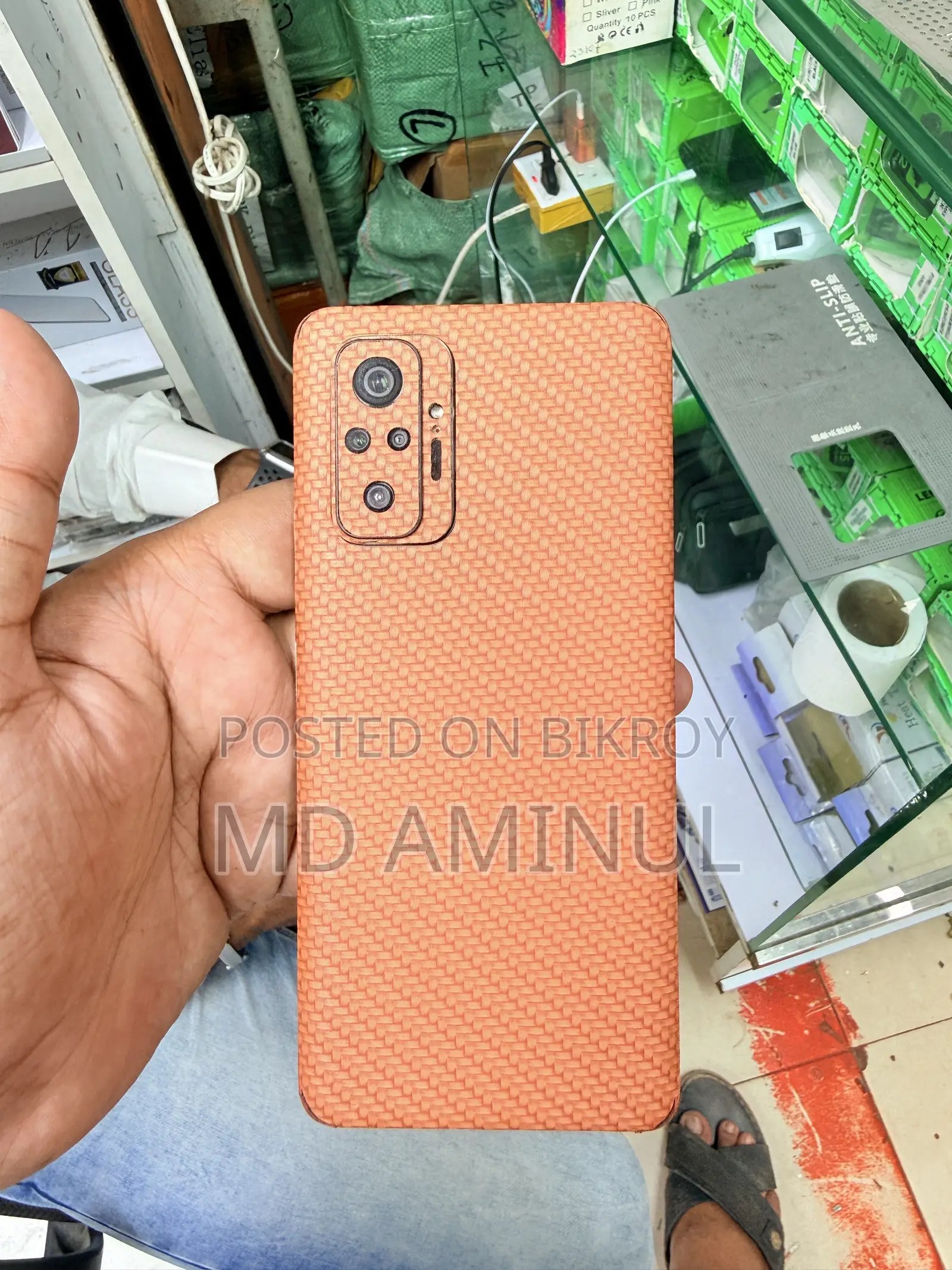 শাওমি রেডমি নোট ১০ প্রো ম্যাক্স ১২৮ জিবি গোল্ড