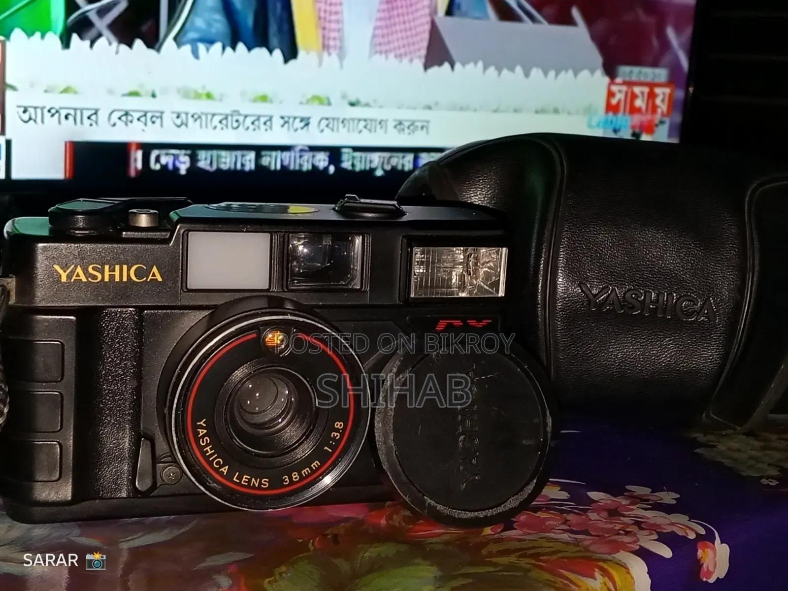 Yashica MF-2 Super DX Vintage 35mm Film Camera With Original Pouch