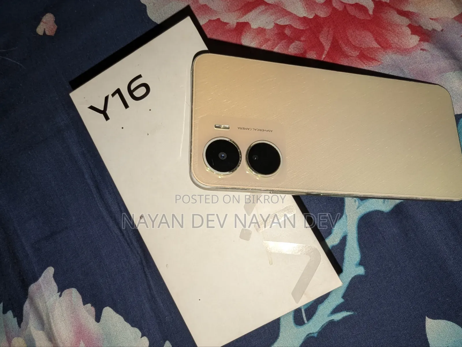 Vivo Y16 64 GB Gold