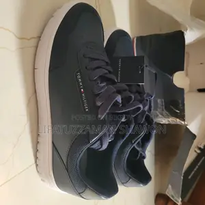 Tommy Hilfiger Sneaker - LOGO BASKETBALL TRAINERS - Desert Sky 40