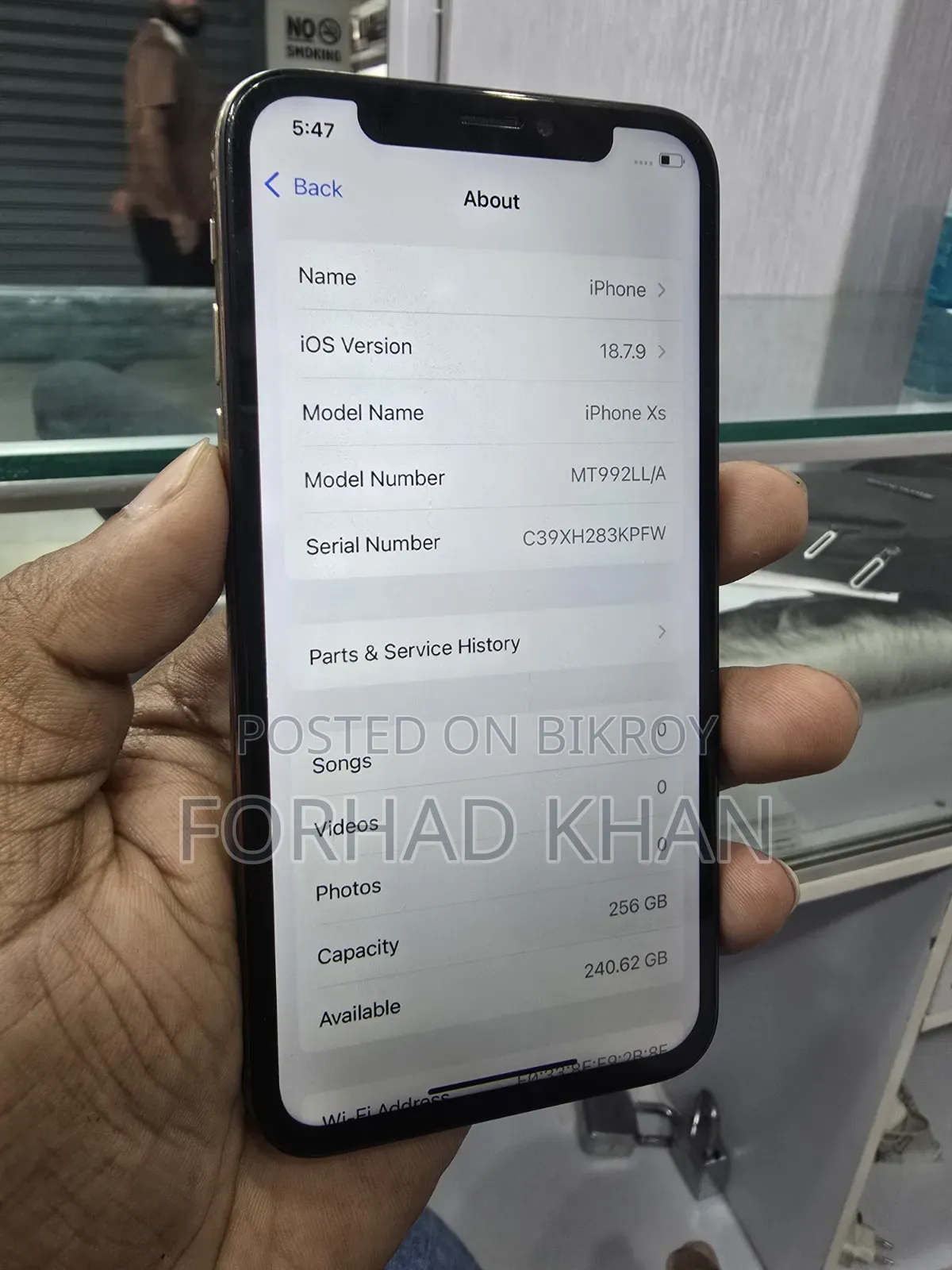 Apple iPhone XS 256 GB Rose Gold
