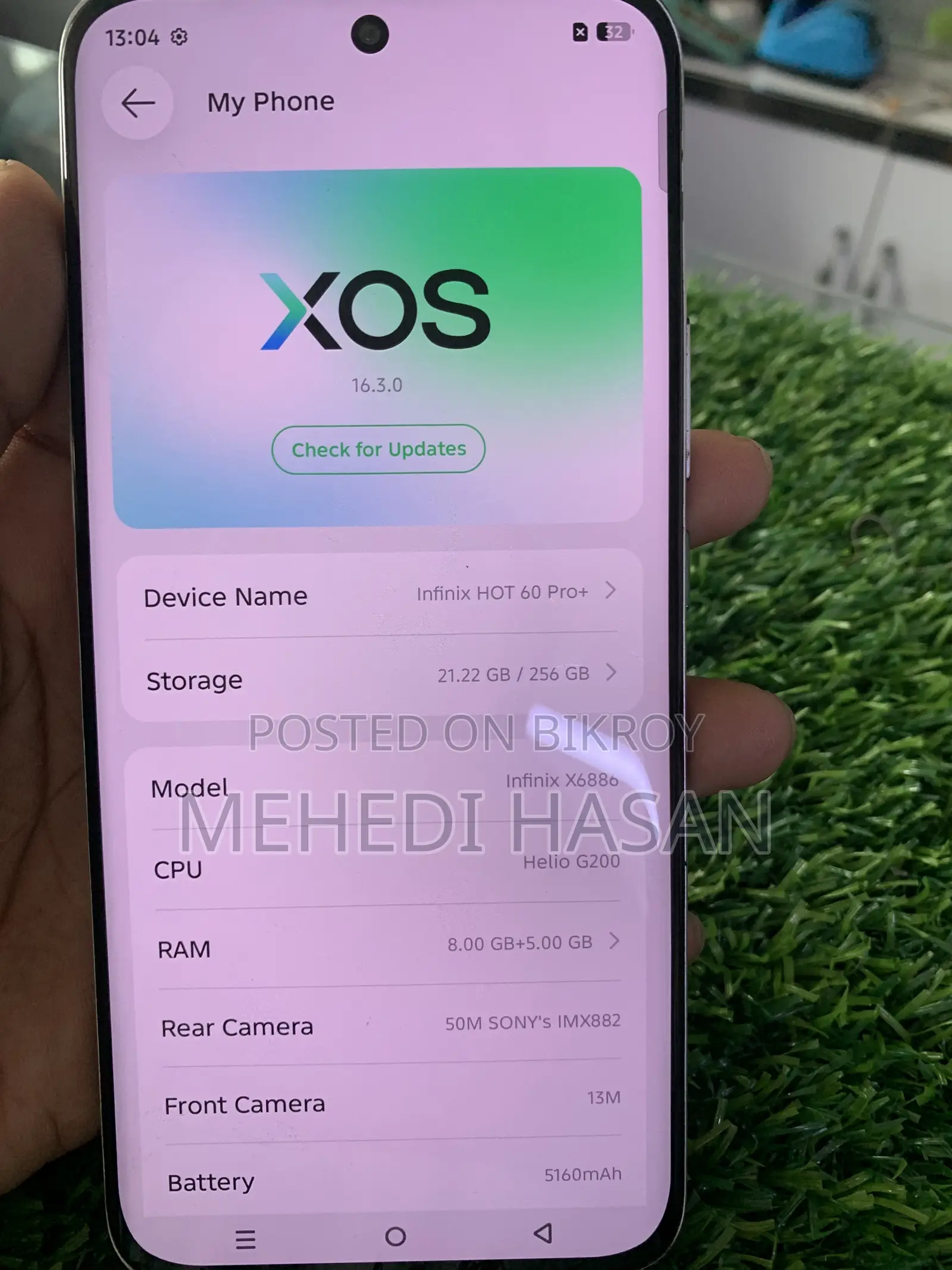 New Infinix Hot 60 Pro+ 256 GB Yellow