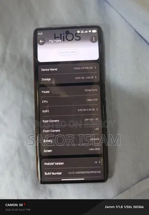 টেকনো ক্যামন ৩০এস ২৫৬ জিবি ব্ল্যাক