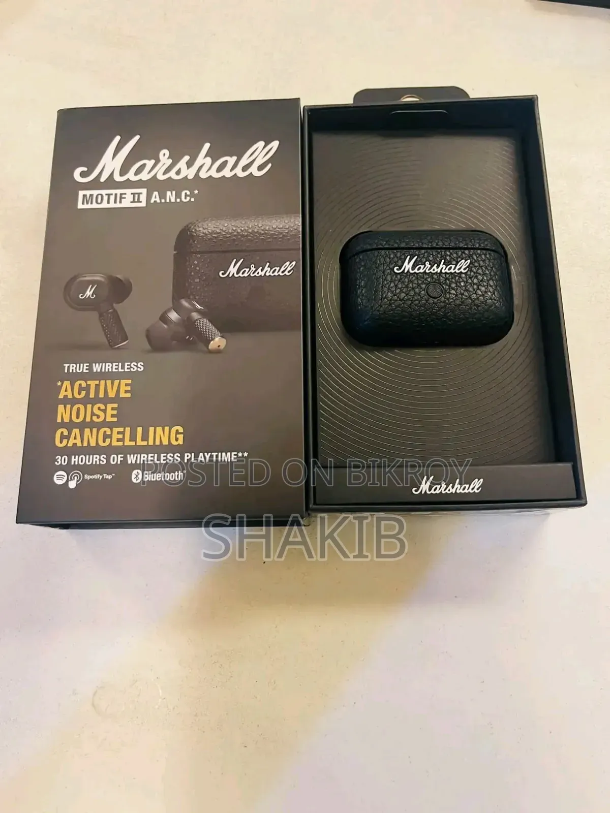 Marshall Motif II A.N.C. Wireless Earbuds With Box