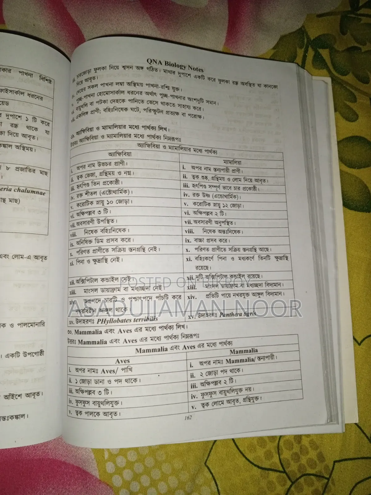 কিউএনএ বায়োলজি নোটস ২০২৫ জুন এডিশন