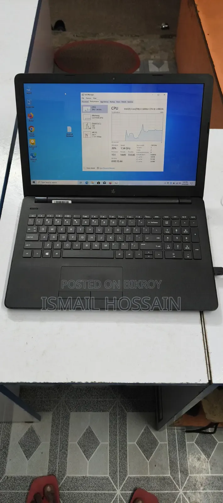 Laptop HP 14-dq1088wm 8GB Intel Core i3 SSD 128GB