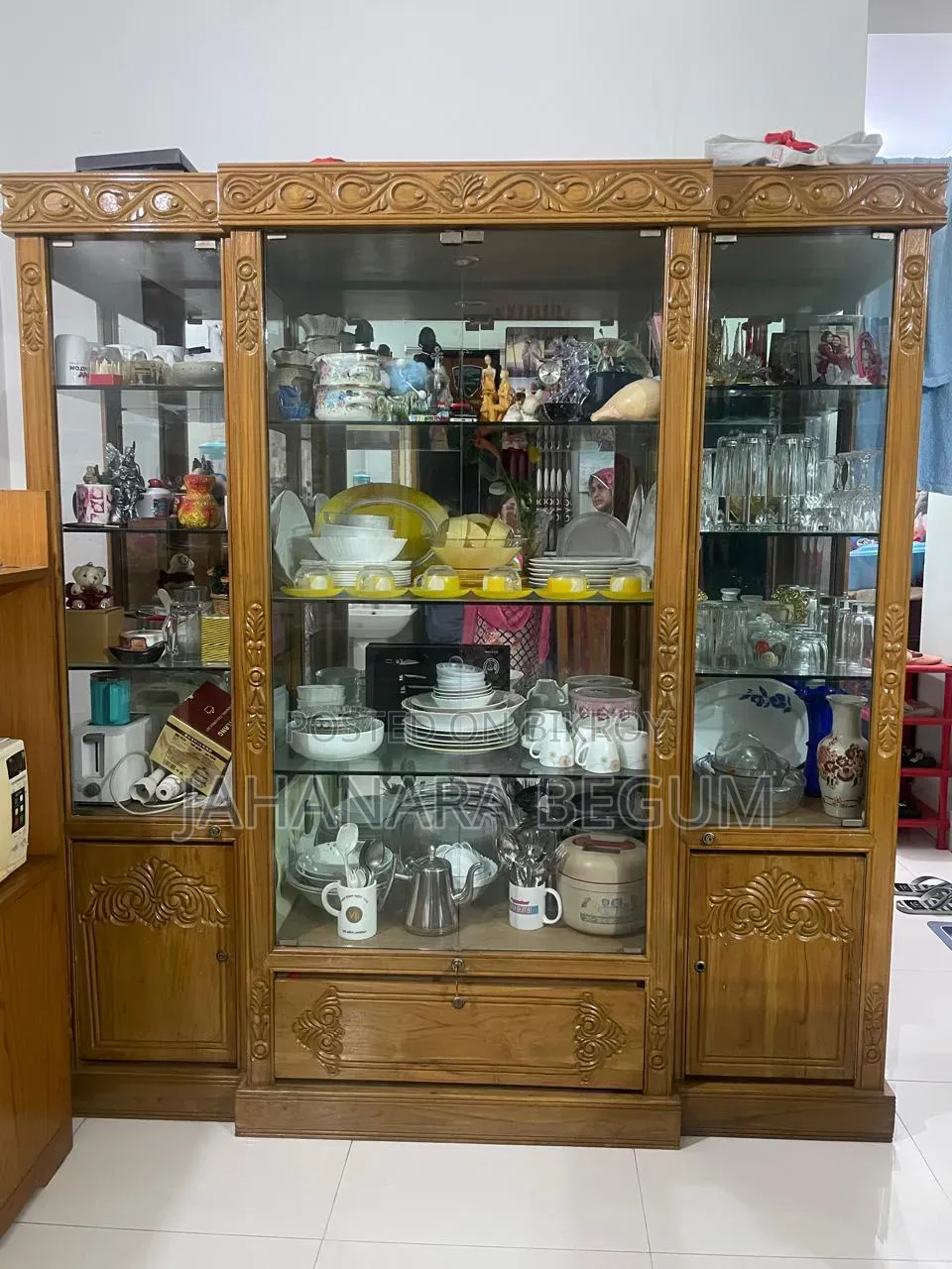 Teak Wood Showcase