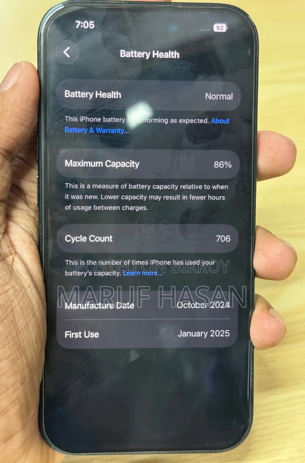 Apple iPhone 15 128 GB Black