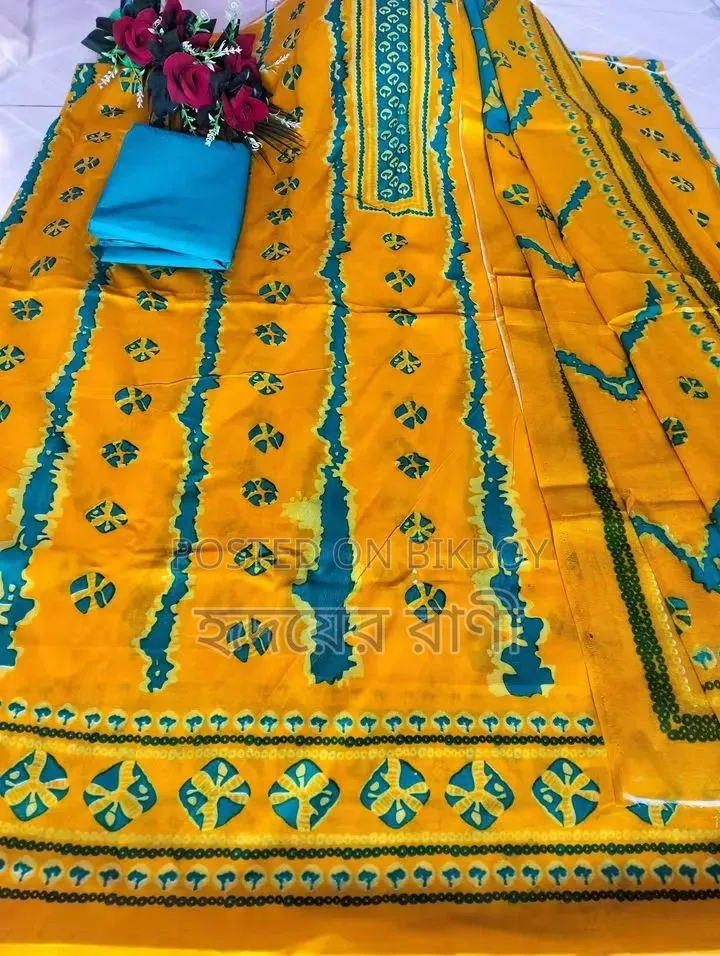 সুতির থ্রি-পিস