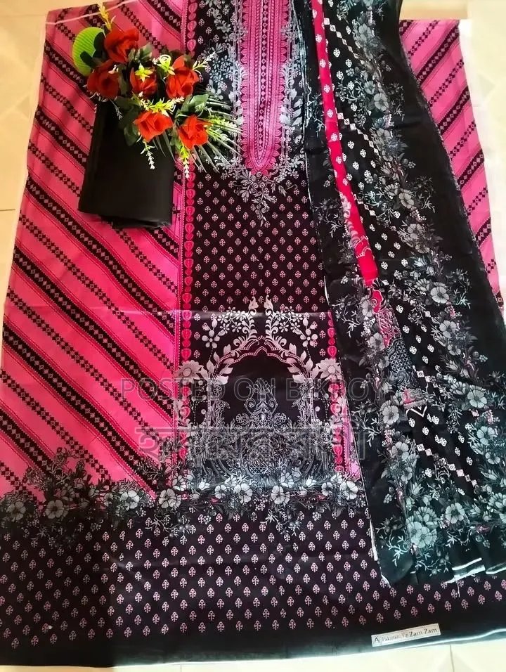 সুতির থ্রি-পিস