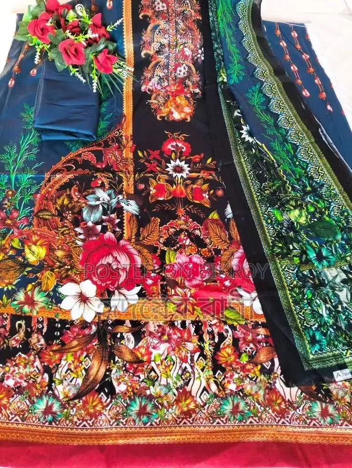 সুতির থ্রি-পিস