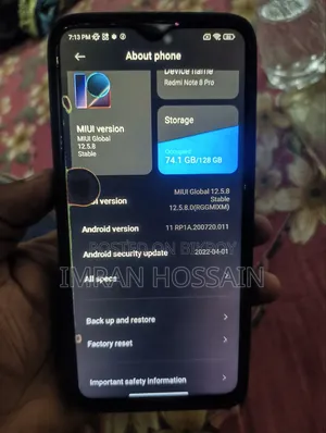 Xiaomi Redmi Note 8 Pro 128 GB Blue