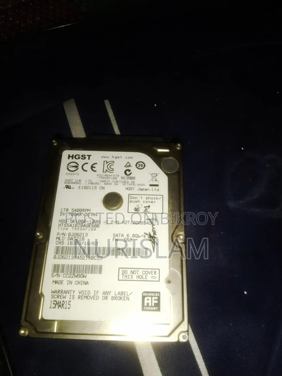 HDD 1TB Hard Disk Drive