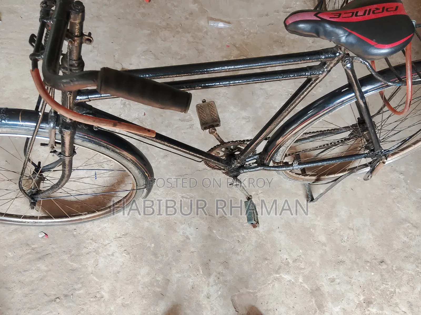 A bicycle will be sold