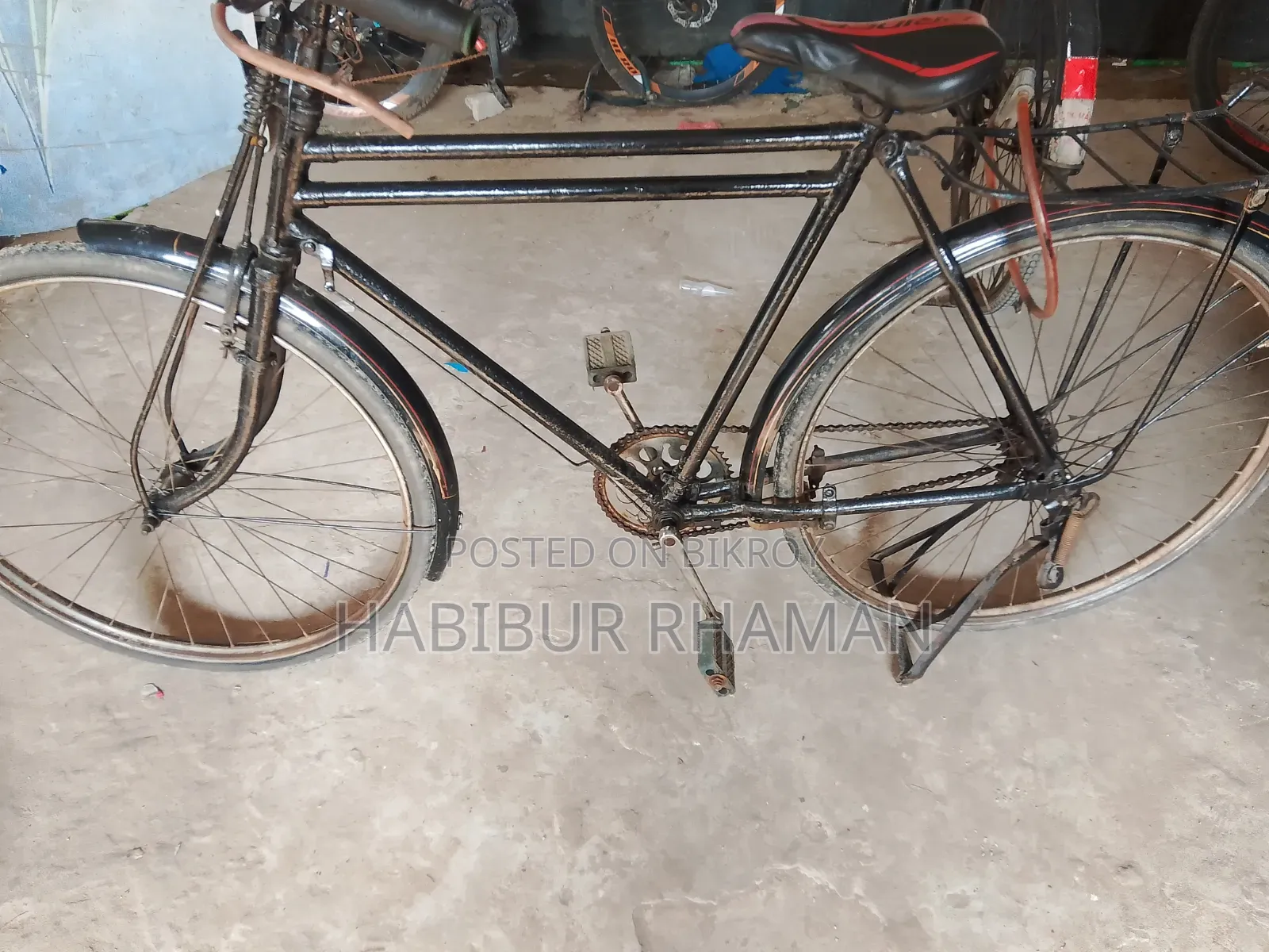 A bicycle will be sold