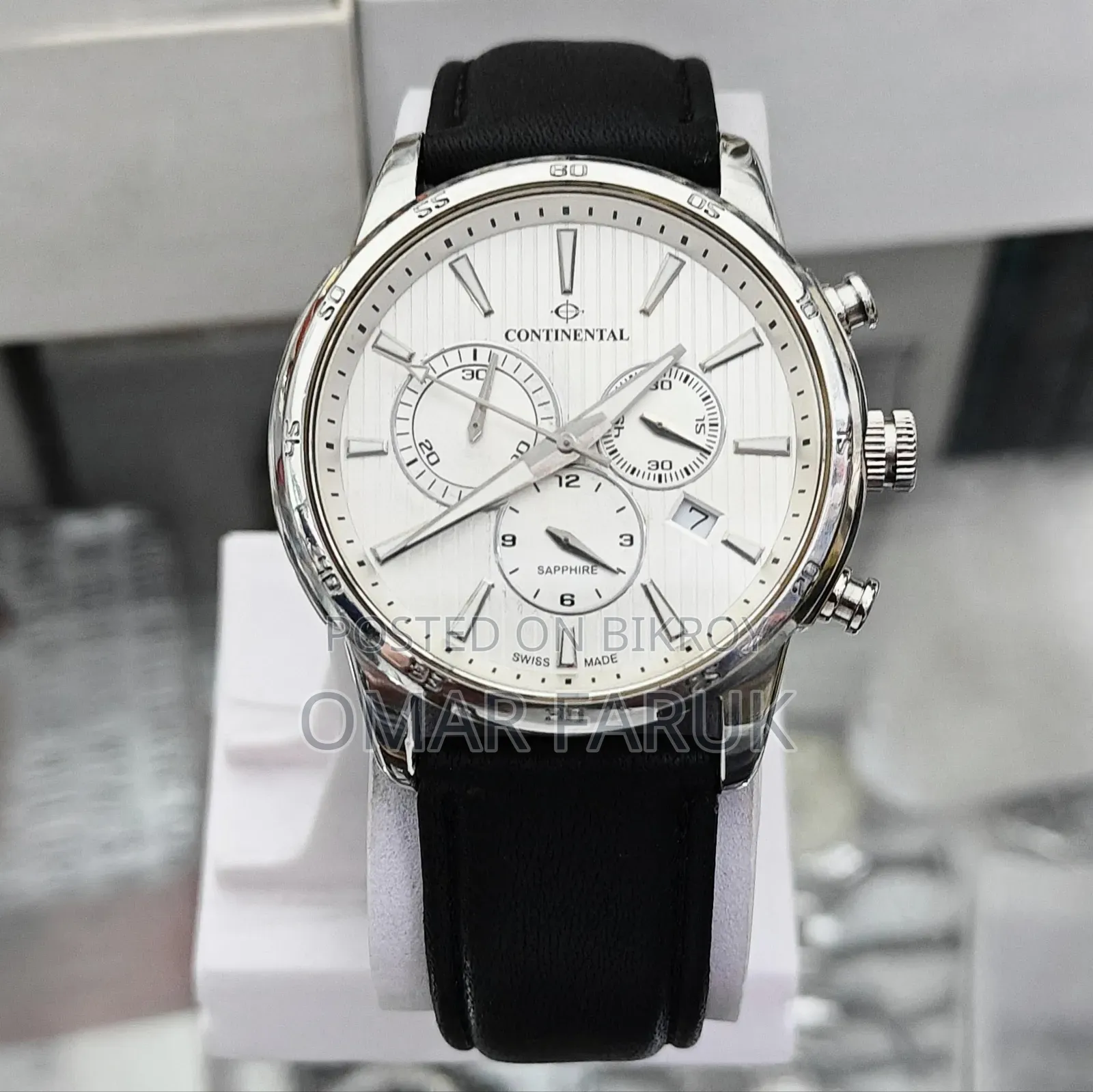 CONTINENTAL SWISS MADE Chronograph Quartz Watch | Sapphire