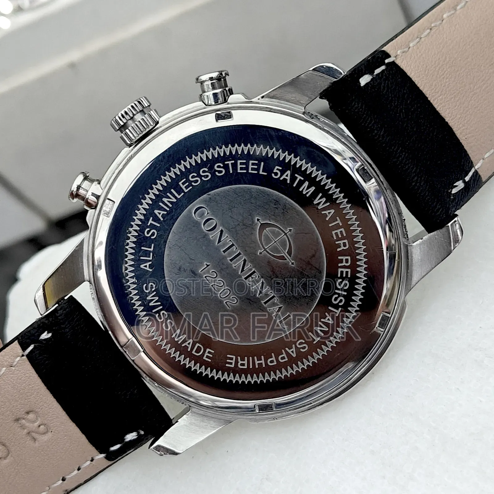 CONTINENTAL SWISS MADE Chronograph Quartz Watch | Sapphire