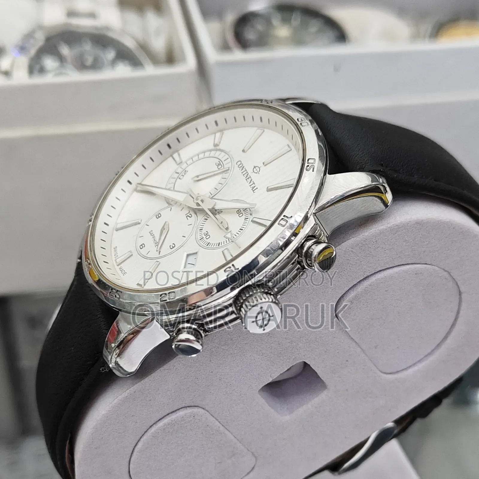 CONTINENTAL SWISS MADE Chronograph Quartz Watch | Sapphire