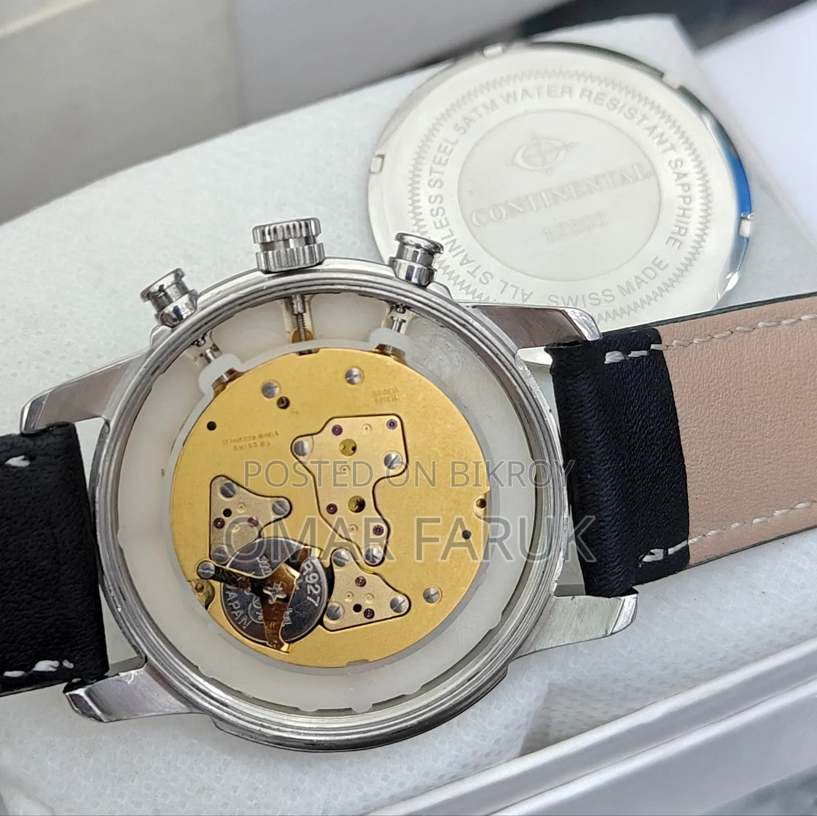 CONTINENTAL SWISS MADE Chronograph Quartz Watch | Sapphire
