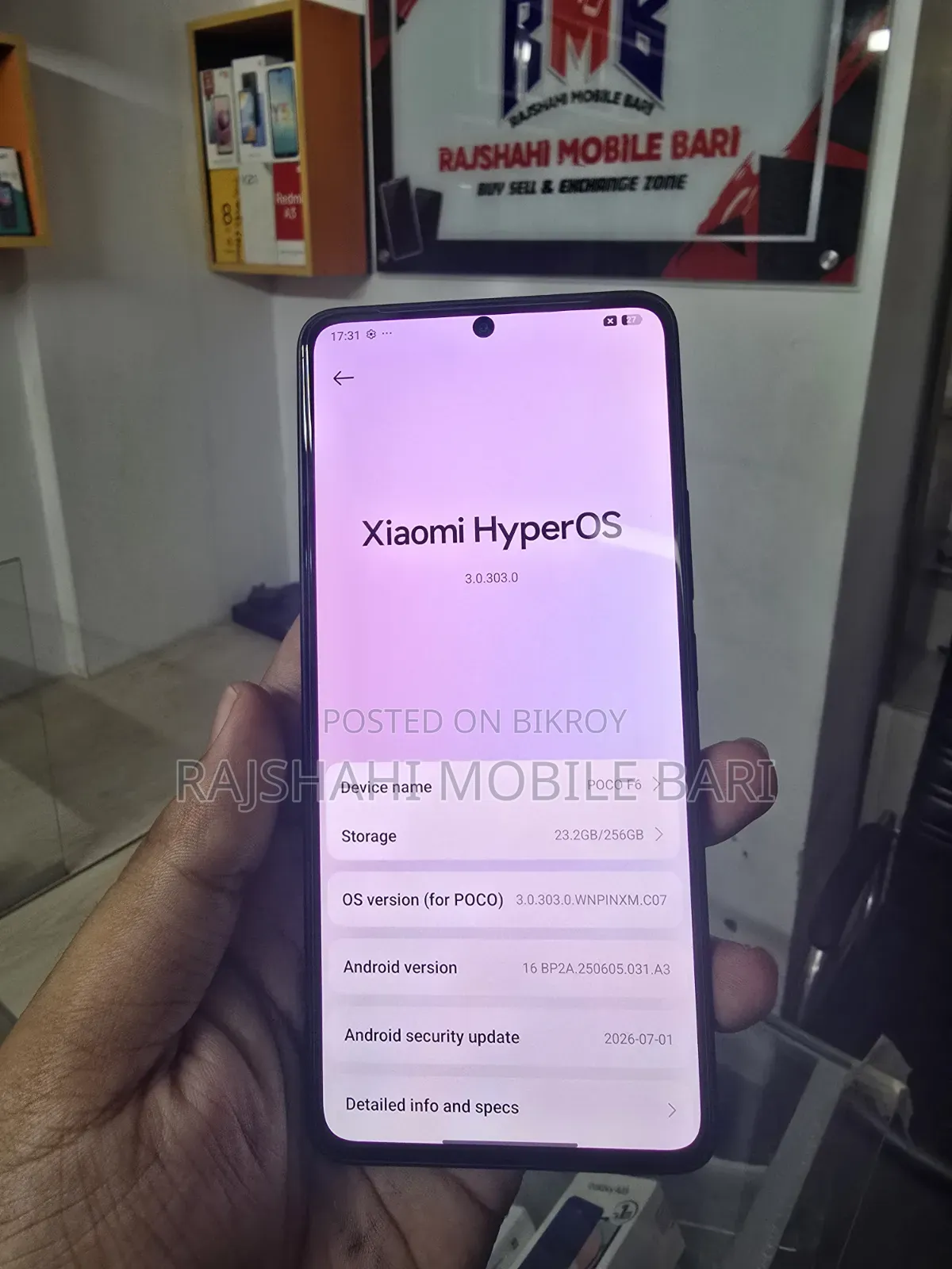 Xiaomi Poco F6 256 GB Black