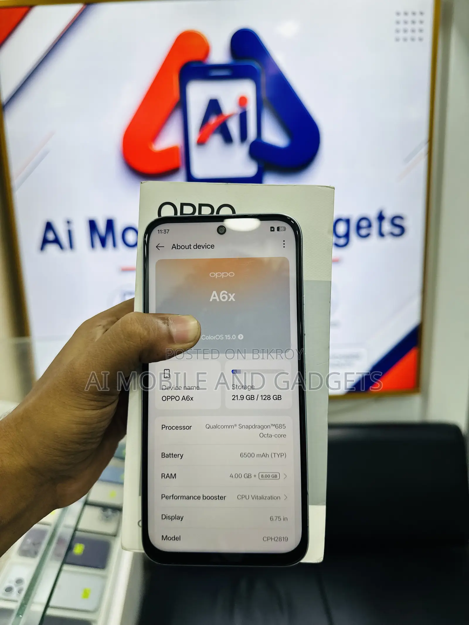 Oppo A6x 128 GB Green