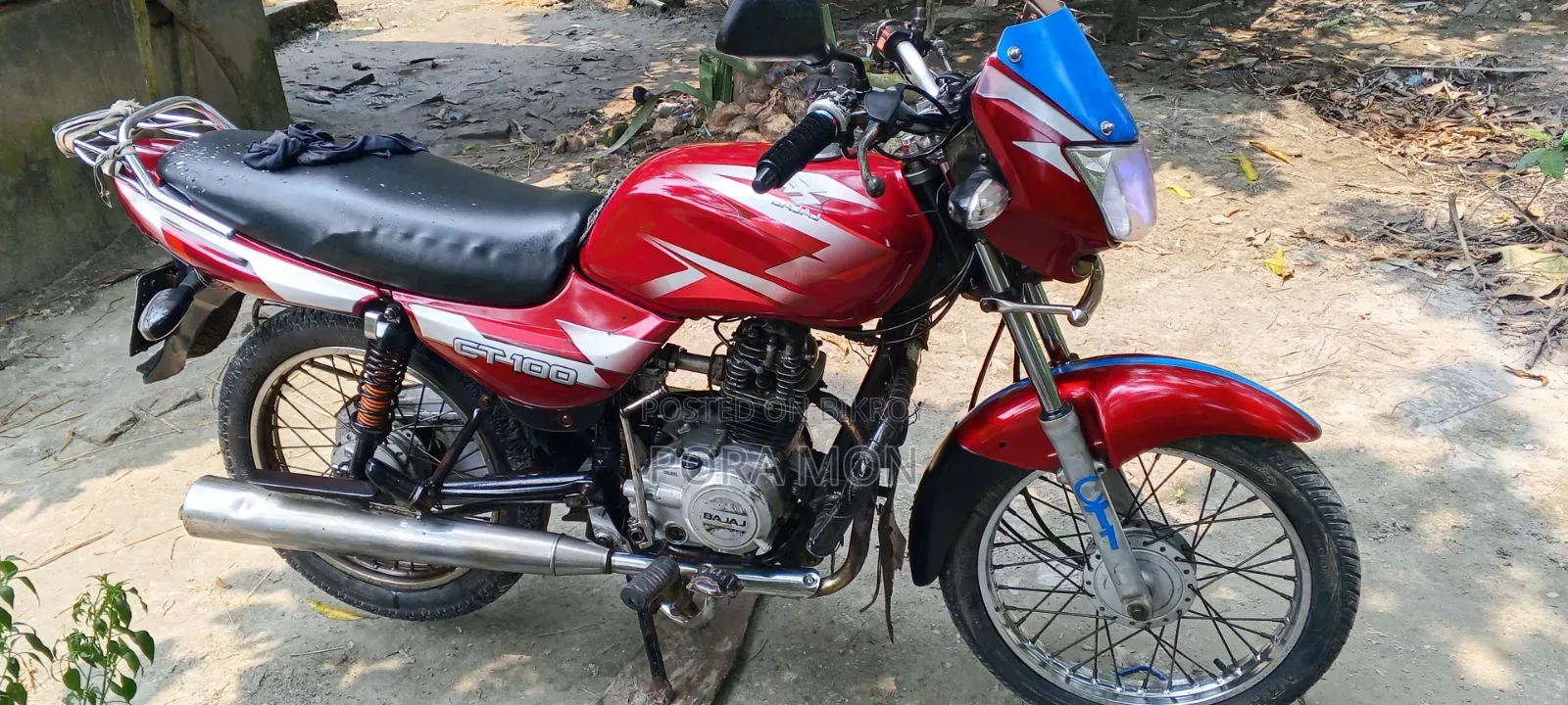 Bajaj CT 100 2015 Red