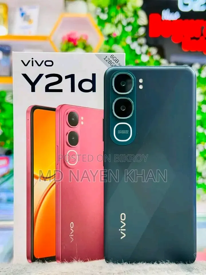 New Vivo Y21d 128 GB Blue