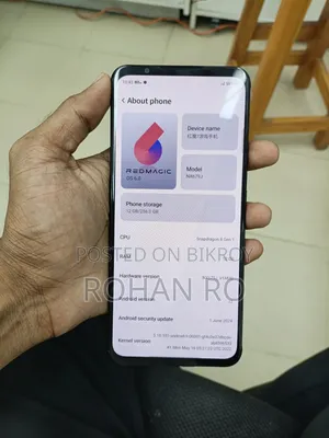 জেডটিই নুবিয়া রেডম্যাজিক ৭ ২৫৬ জিবি ব্ল্যাক