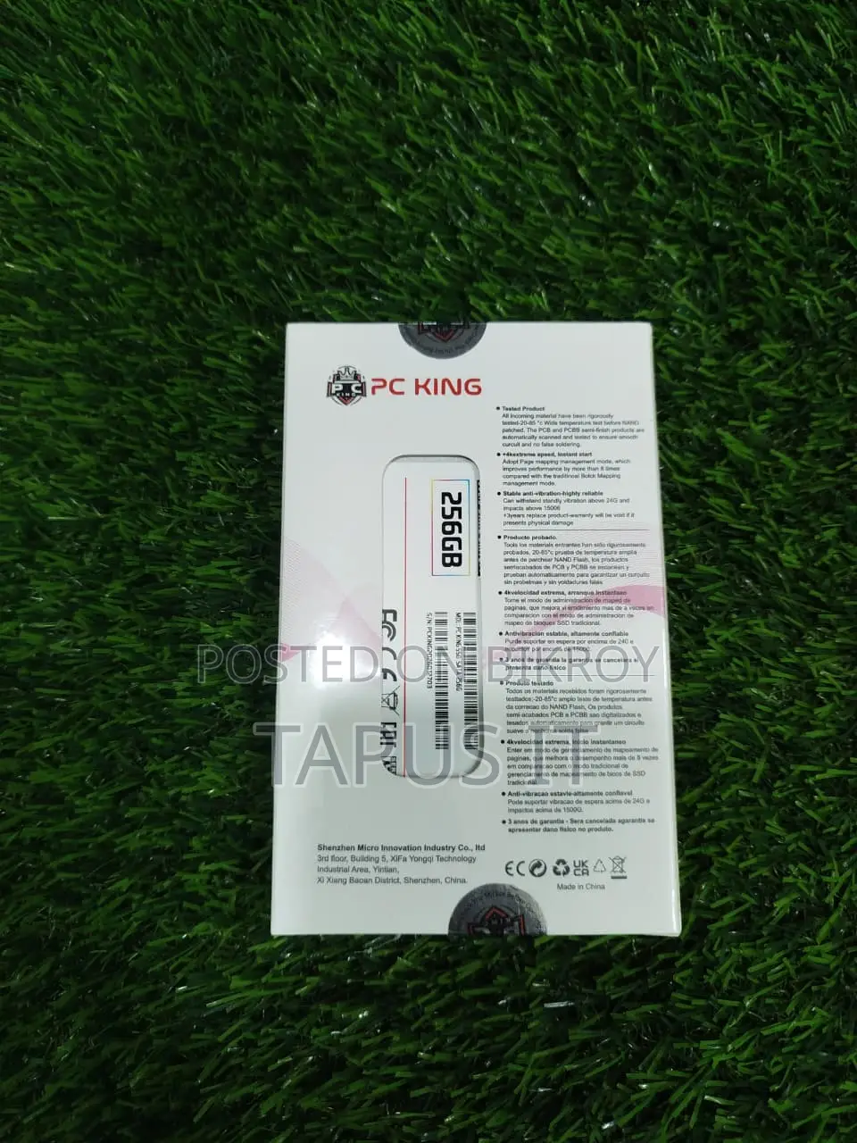 SSD 256GB Sata PC King 3Years Warranty