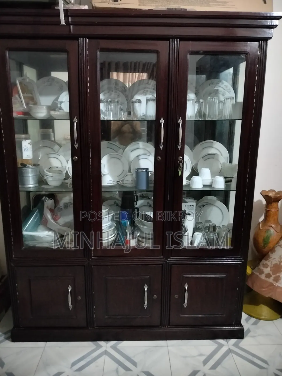 A cabinet will be sold