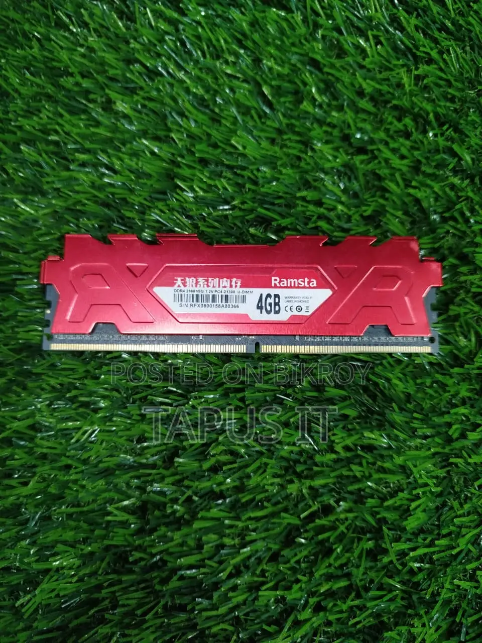 RAM DDR4 4GB Ramsta 2666Mhz 2 Years Warranty