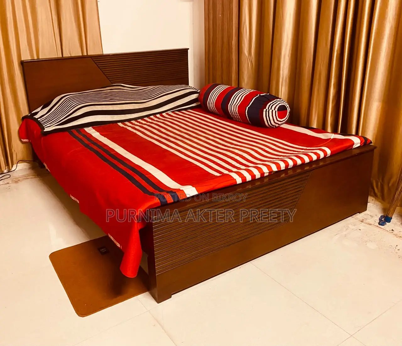 A premium quality bed will be sold