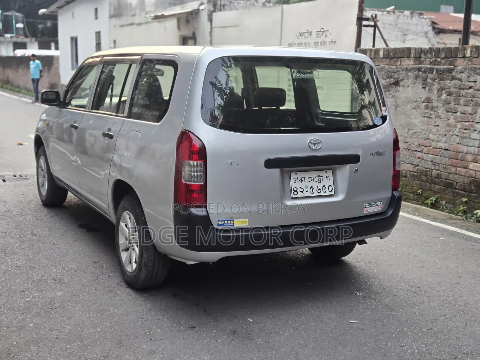 Toyota Probox 1.5 CNG Two-Wheel Drive 2013 Silver