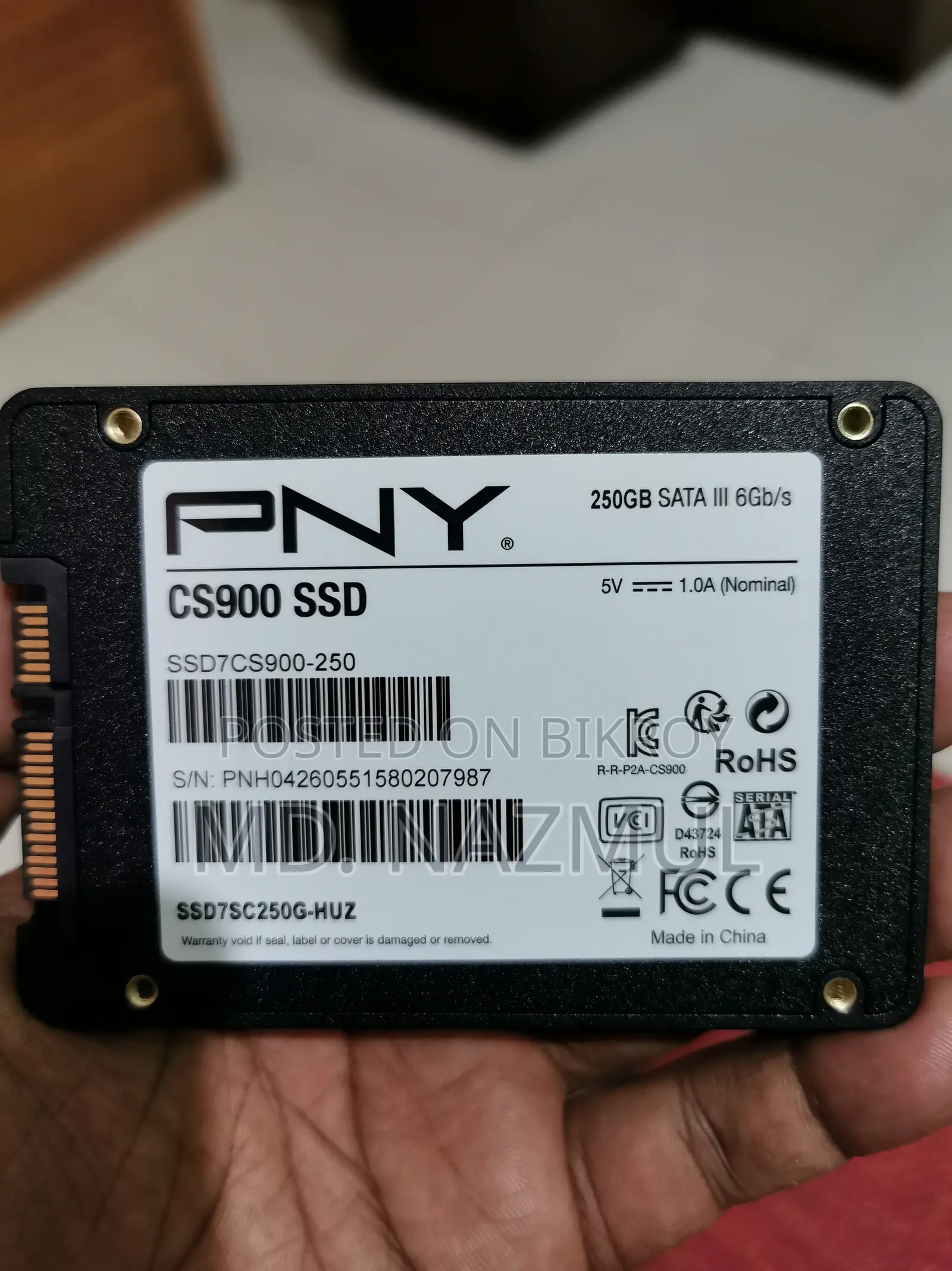 New SSD 250GB Sell Urgent