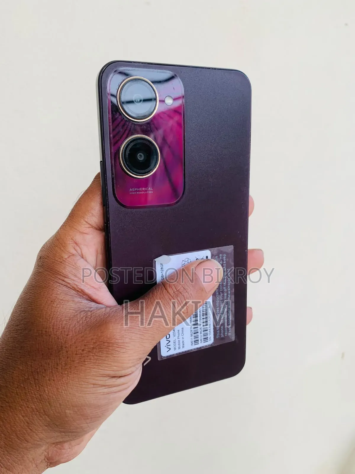Vivo Y28s 128 GB Rose Gold