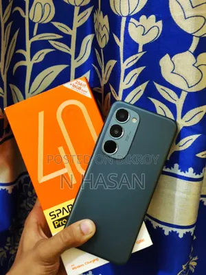 টেকনো স্পার্ক ৪০ প্রো+ ২৫৬ জিবি নীল